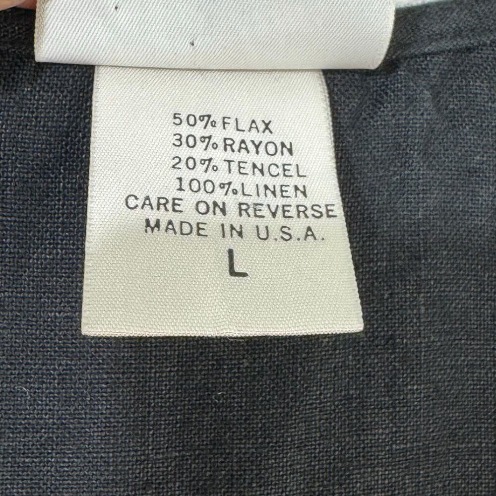 Barbara Lesser Flax Linen Boho Patchwork Spiral E… - image 6